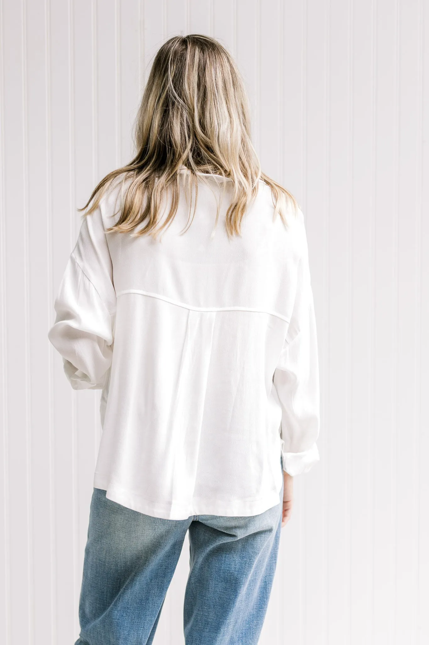 X Closet Staple White Button Down