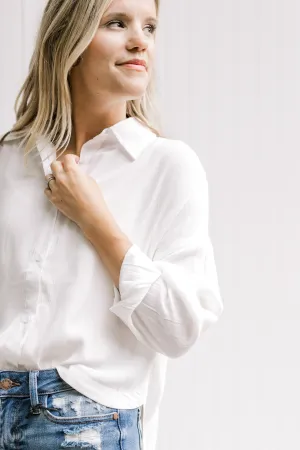 X Closet Staple White Button Down