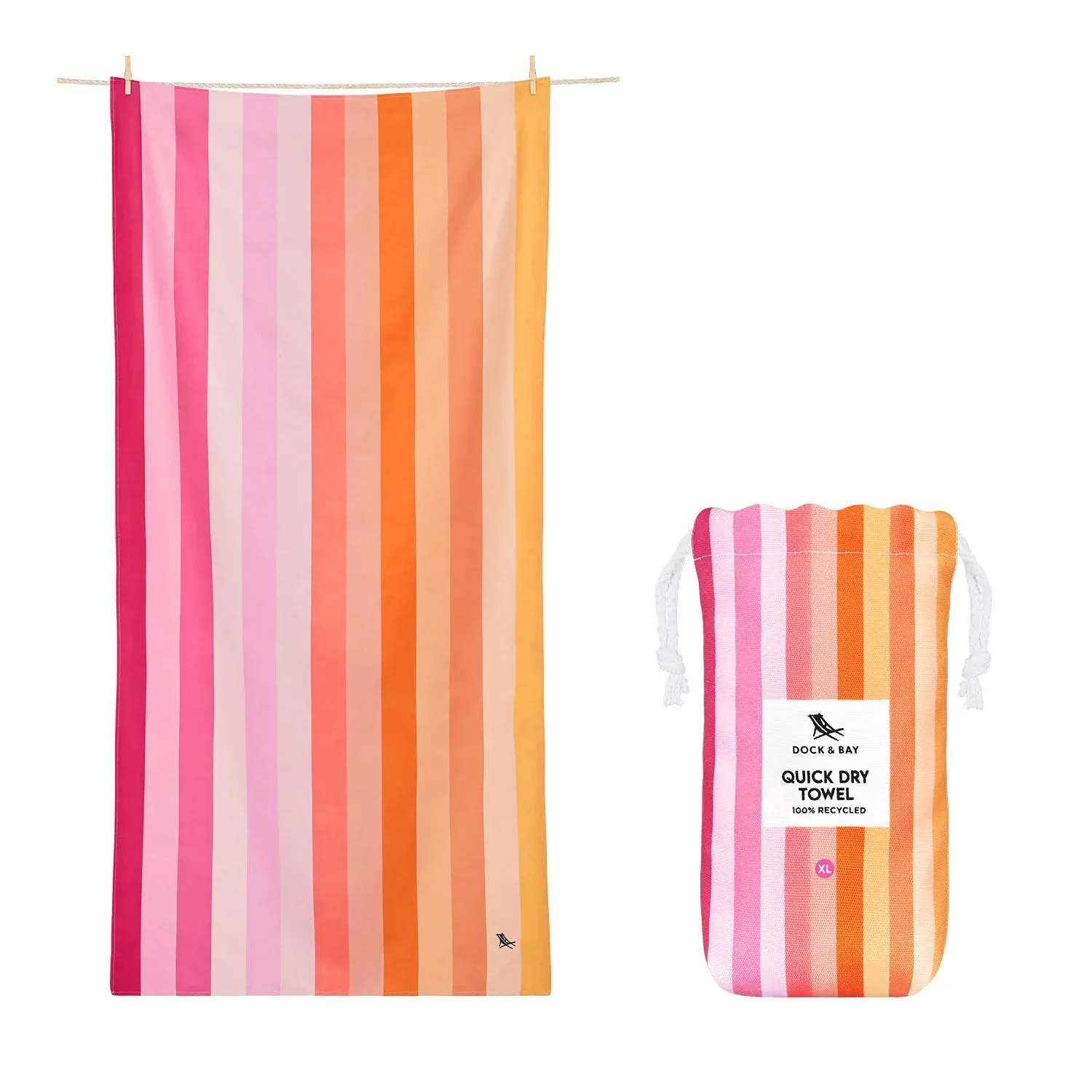 XL Quick Dry Towel - Miami Sorbet