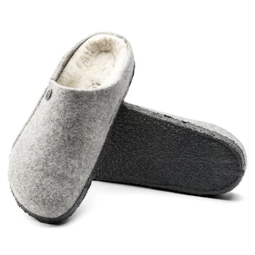 'Zermatt Rivet' women's home slipper - grey