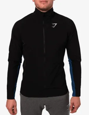 ZERO GRAVITY TRACK TOP BLACK/DIVE BLUE
