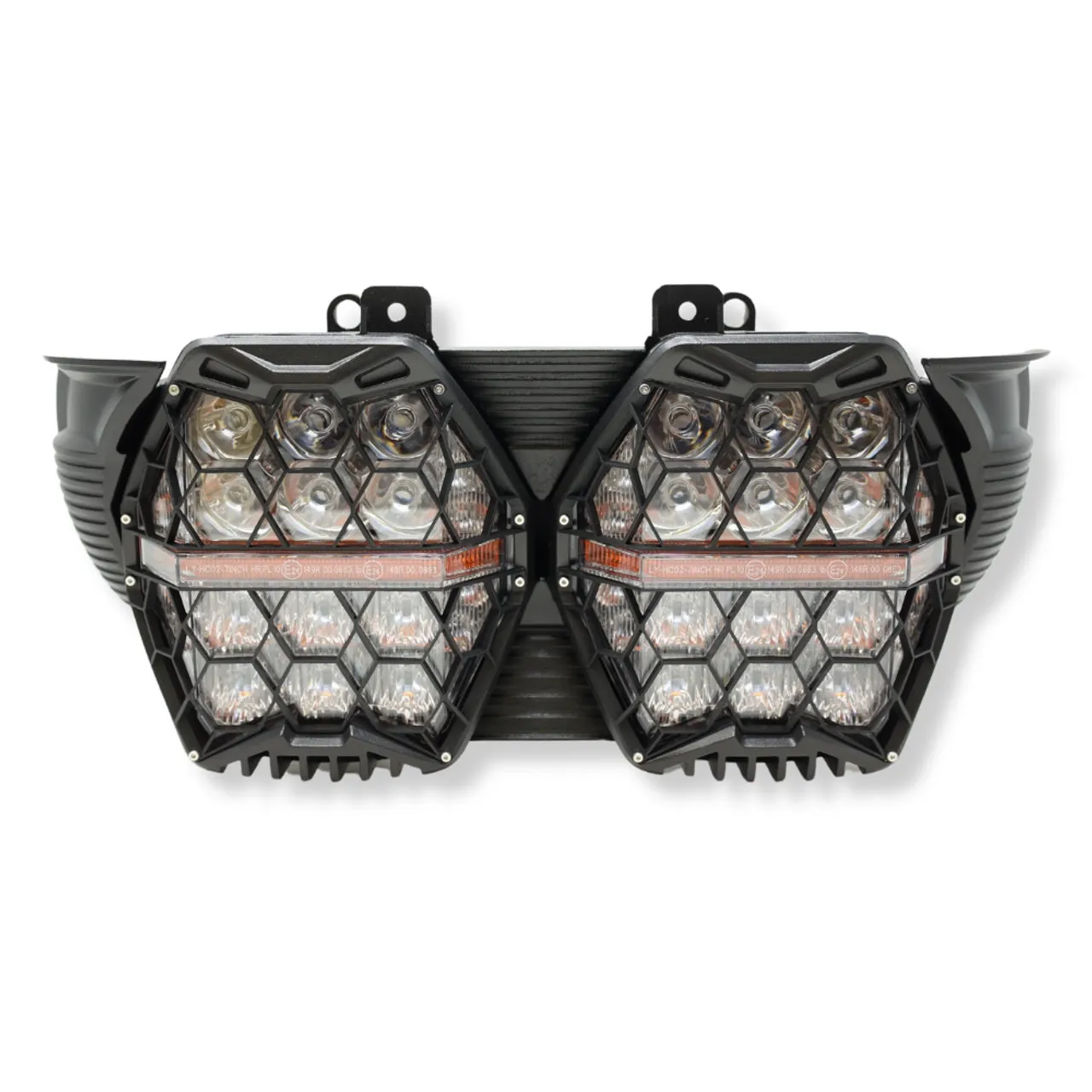 Zero Hour GridCore Pro LED Headlight For 15  H-D Road Glide Models