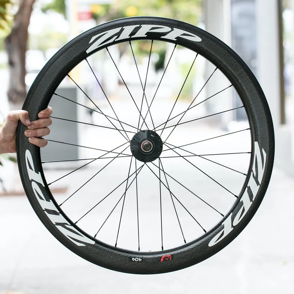 Zipp 404 28H Track Wheel Tubular - Rear