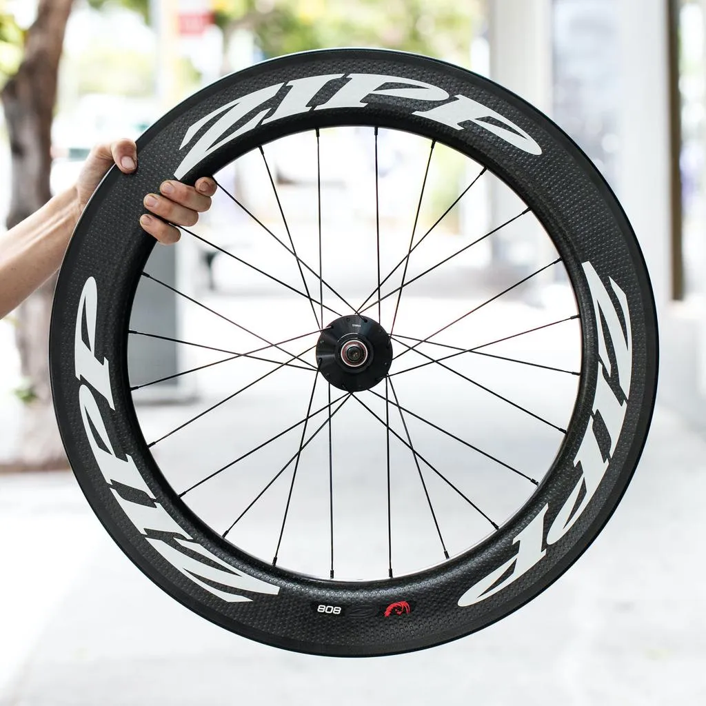 Zipp 808 24H Track Wheel Tubular - Rear